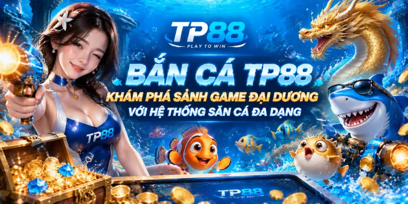 Bắn Cá TP88 – Khám Phá Sảnh Game Đại Dương Với Hệ Thống Săn Cá Đa Dạng