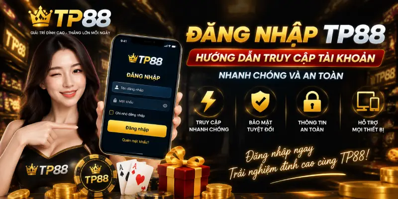 Đăng Nhập TP88 – Hướng Dẫn Truy Cập Tài Khoản Nhanh Chóng Và An Toàn