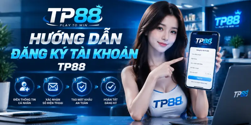 Hướng Dẫn Đăng Ký Tài Khoản TP88