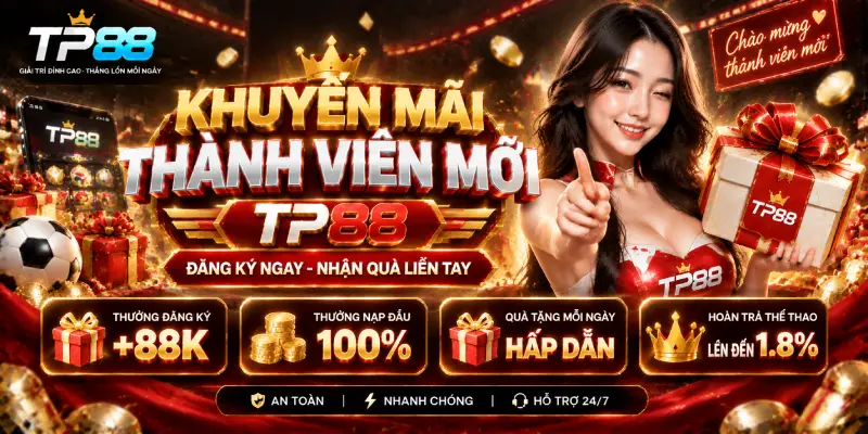 Khuyến Mãi Thành Viên Mới TP88